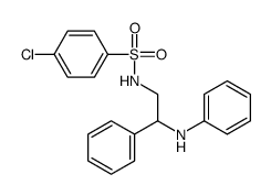 N-(2-anilino-2-phenylethyl)-4-chlorobenzenesulfonamide结构式