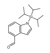 1-(triisopropylsilyl)-1H-indole-4-carbaldehyde Structure
