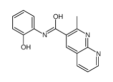N-(2-hydroxyphenyl)-2-methyl-1,8-naphthyridine-3-carboxamide Structure