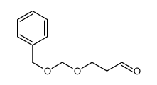 3-(phenylmethoxymethoxy)propanal Structure