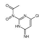 N-acetyl-4-amino-6-chloropyrimidin-2-amine oxide结构式