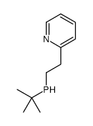 tert-butyl(2-pyridin-2-ylethyl)phosphane Structure