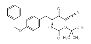 Boc-L-Tyr(Bzl)-CHN2 structure