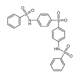 N-[4-[4-(benzenesulfonamido)phenyl]sulfonylphenyl]benzenesulfonamide Structure