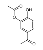 (5-acetyl-2-hydroxyphenyl) acetate Structure