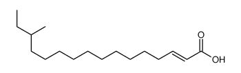 14-methylhexadec-2-enoic acid结构式