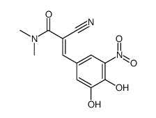(E)-2-cyano-3-(3,4-dihydroxy-5-nitrophenyl)-N,N-dimethylprop-2-enamide Structure