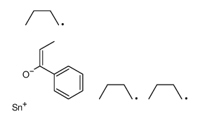 tributyl(1-phenylprop-1-enoxy)stannane结构式