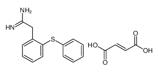 but-2-enedioic acid,2-(2-phenylsulfanylphenyl)ethanimidamide结构式