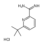 6-tert-butylpyridine-2-carboximidamide,hydrochloride结构式