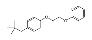 2-[2-[4-(2,2-dimethylpropyl)phenoxy]ethoxy]pyridine结构式