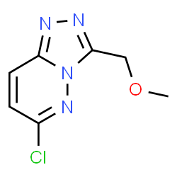 6-Chloro-3-(methoxymethyl)[1,2,4]triazolo[4,3-b]pyridazine结构式
