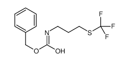 Benzyl {3-[(trifluoromethyl)sulfanyl]propyl}carbamate Structure