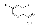 3-chloro-5-hydroxypyridine-2-carboxylic acid Structure
