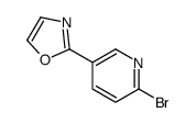 2-(6-bromopyridin-3-yl)-1,3-oxazole结构式