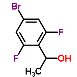 1-(4-Bromo-2,6-difluoro-phenyl)-ethanol structure