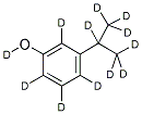3-ISO-PROPYLPHENOL-D12结构式