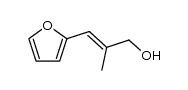 (E)-3-(furan-2-yl)-2-methylprop-2-en-1-ol结构式