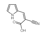 2-Cyano-3-(1H-pyrrol-2-yl)acrylic acid Structure