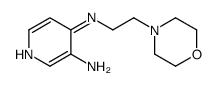 N4-(2-Morpholinoethyl)pyridine-3,4-diamine结构式