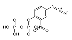 4-azido-2-nitrophenyl pyrophosphate structure