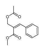methyl 2-(acetyloxymethyl)-3-phenylprop-2-enoate Structure
