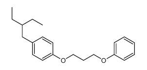 1-(2-ethylbutyl)-4-(3-phenoxypropoxy)benzene Structure