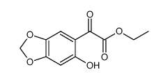 6-Hydroxy-alpha-oxo-1,3-benzodioxole-5-acetic acid ethyl ester picture