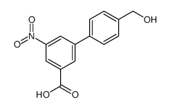3-[4-(hydroxymethyl)phenyl]-5-nitrobenzoic acid Structure
