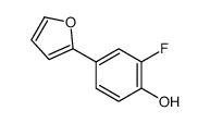 2-fluoro-4-(furan-2-yl)phenol Structure