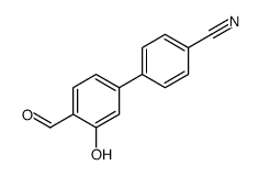 4-(4-formyl-3-hydroxyphenyl)benzonitrile Structure