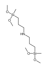 bis-(methyldimethoxysilylpropyl)amine Structure