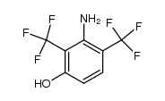 3-amino-2,4-bis(trifluoromethyl)phenol Structure