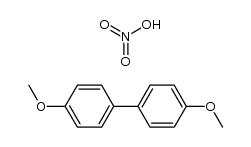 4,4'-dimethoxy-biphenyl, nitric acid adduct Structure
