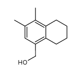 (3,4-dimethyl-5,6,7,8-tetrahydronaphthalen-1-yl)methanol Structure