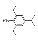 2,4,6-triisopropylbenzenetellurol Structure