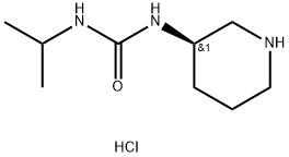 (R)-1-(Piperidin-3-yl)-3-(propan-2-yl)urea hydrochloride结构式