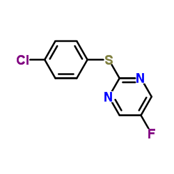 2-(4-Chloro-phenylsulfanyl)-5-fluoro-pyrimidine结构式