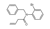 N-benzyl-N-(2-bromophenyl)but-3-enamide结构式