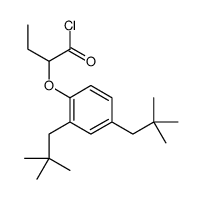 2-[2,4-bis(2,2-dimethylpropyl)phenoxy]butanoyl chloride结构式