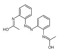 N-[2-[(2-acetamidophenyl)diazenyl]phenyl]acetamide结构式