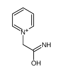 2-pyridin-1-ium-1-ylacetamide结构式