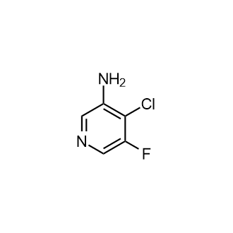 4-Chloro-5-fluoropyridin-3-amine Structure