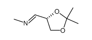 [1-((S)-2,2-Dimethyl-[1,3]dioxolan-4-yl)-meth-(E)-ylidene]-methyl-amine Structure