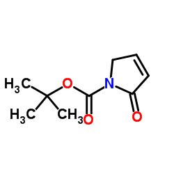 2-氧代-2,5-二氢-吡咯-1-羧酸叔丁酯结构式