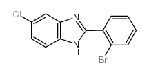 2-(2-溴苯基)-5-氯-1H-苯并咪唑结构式