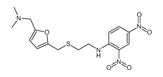 N-[2-[[5-[(dimethylamino)methyl]furan-2-yl]methylsulfanyl]ethyl]-2,4-dinitroaniline Structure
