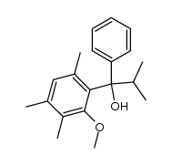 1-(2-Methoxy-3,4,6-trimethylphenyl)-1-phenyl-2-methylpropanol结构式