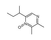 Pyrazine, 2,3-dimethyl-5-(1-methylpropyl)-, 4-oxide (9CI) Structure