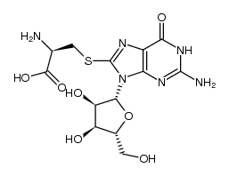 8-S-L-cysteinylguanosine结构式